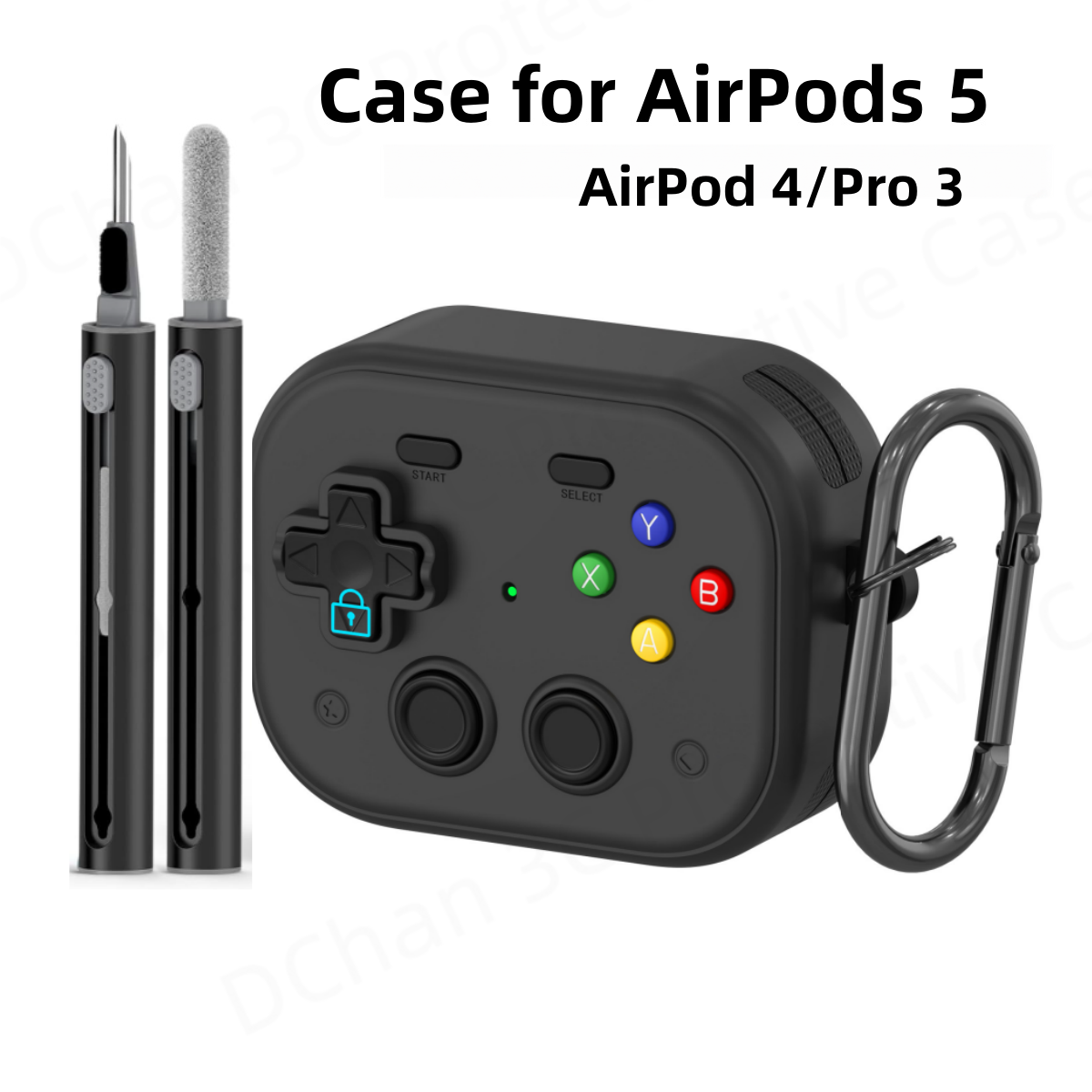 Retro Gaming Kit - for 2026 AirPods 5 Game Case