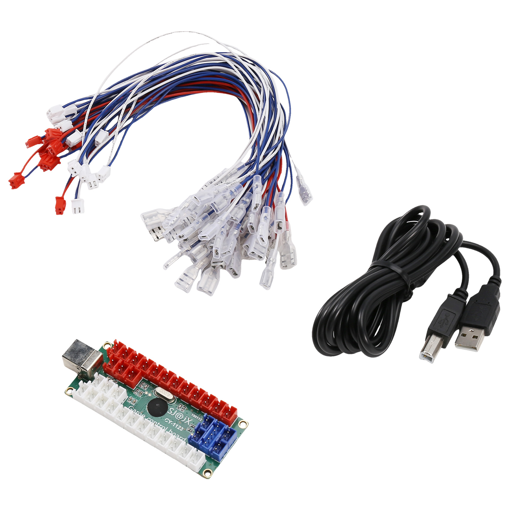 Arcade Button Kit - FFYY-Arcade DIY Kit LED USB Encoder