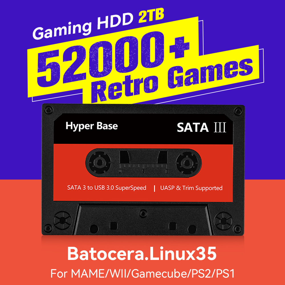 Batocera 500GB/2TB Retro Game  - огляд і ціна Retro Gaming For Windows