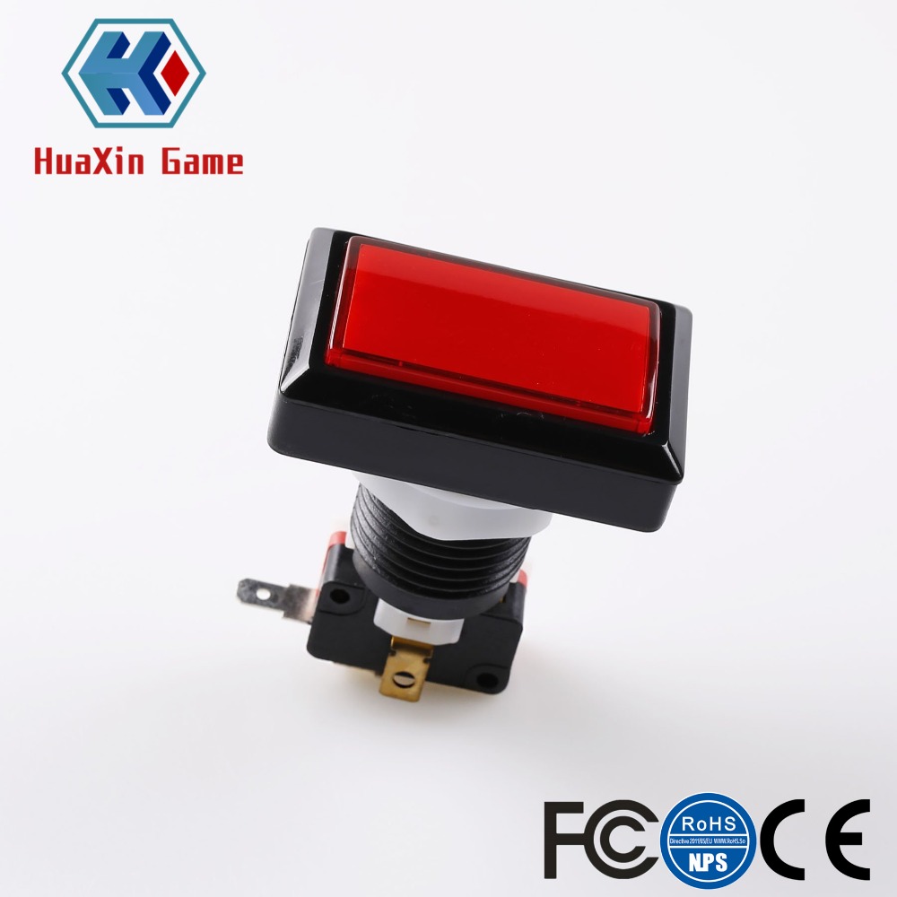 Rectangular LED Illuminated Pu - огляд і ціна Arcade Button Kit