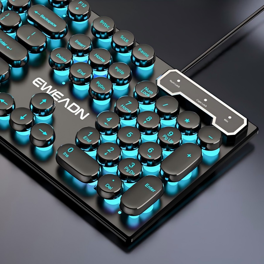 EWEADN Typewriter Gaming Keybo - огляд і ціна Retro Gaming For Windows