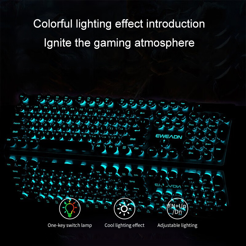 EWEADN Typewriter Gaming Keybo - огляд і ціна Retro Gaming For Windows