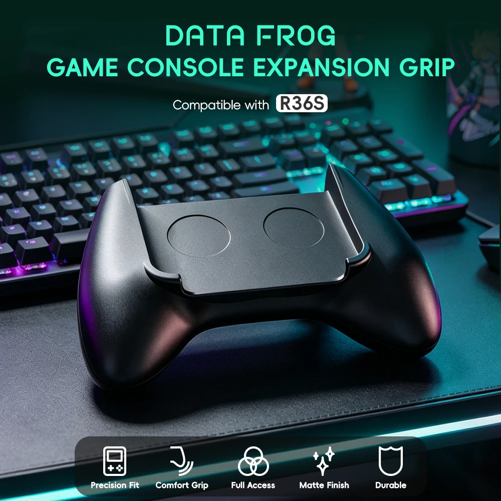 Data Frog R36S Game Grip Ergon - огляд і ціна Retro Gaming Kit