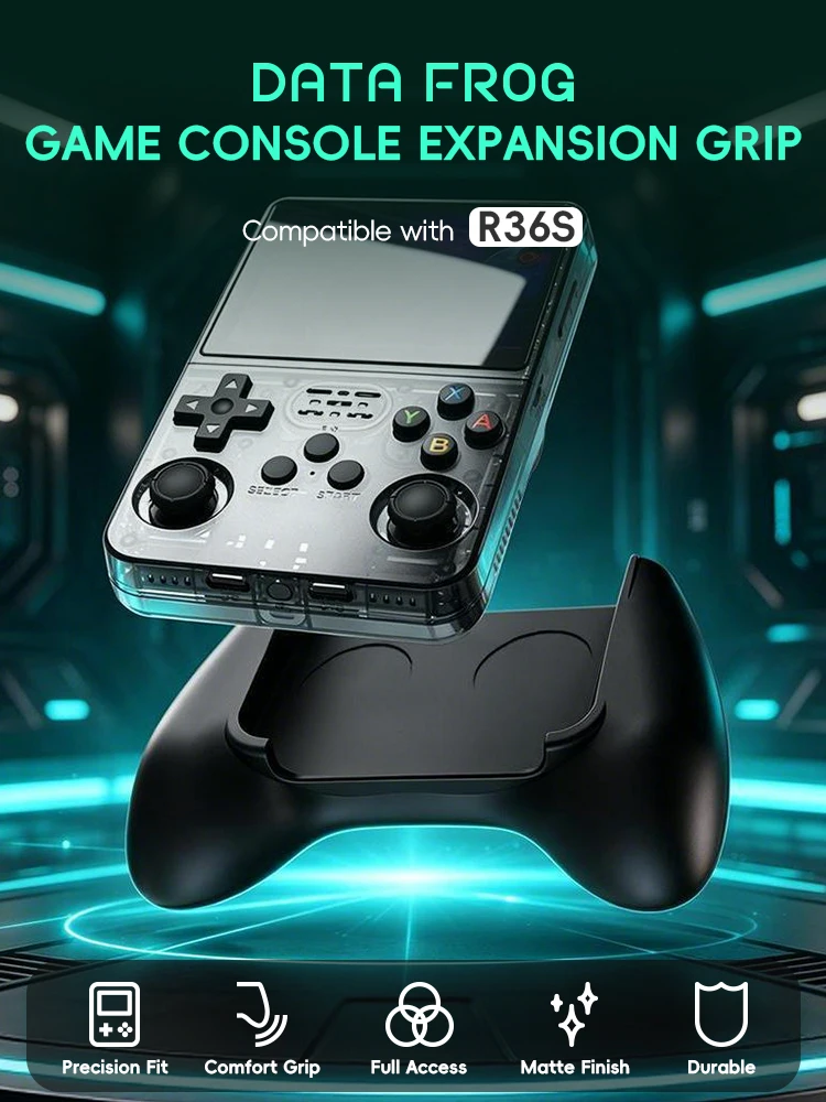 Data Frog R36S Game Grip Ergon - огляд і ціна Retro Gaming Kit