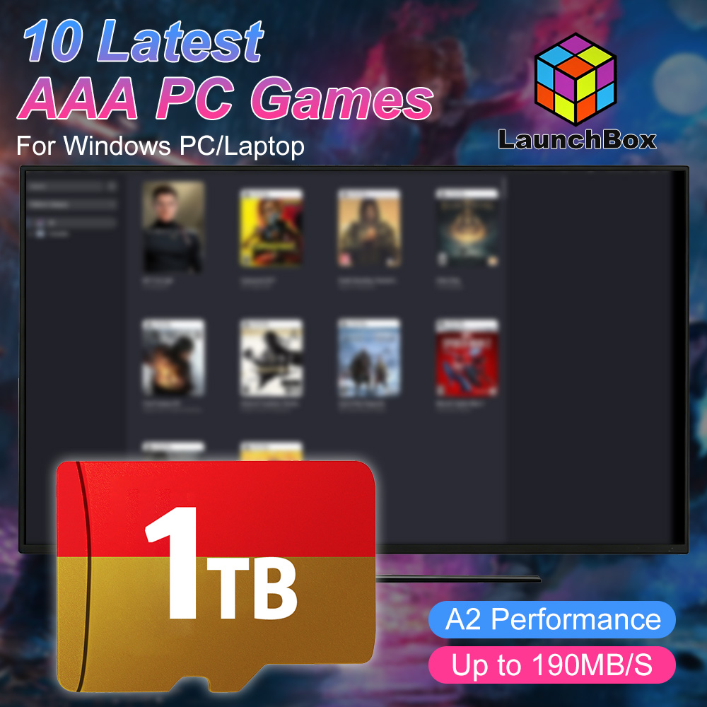 JMachen 1TB Game TF Card Built - огляд і ціна Retro Gaming For Windows