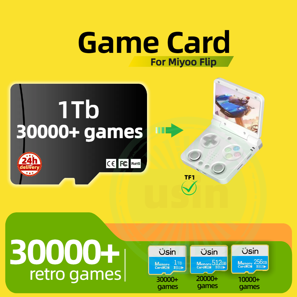 Game Card For Miyoo Flip 30000 - огляд і ціна Retro Gaming Console