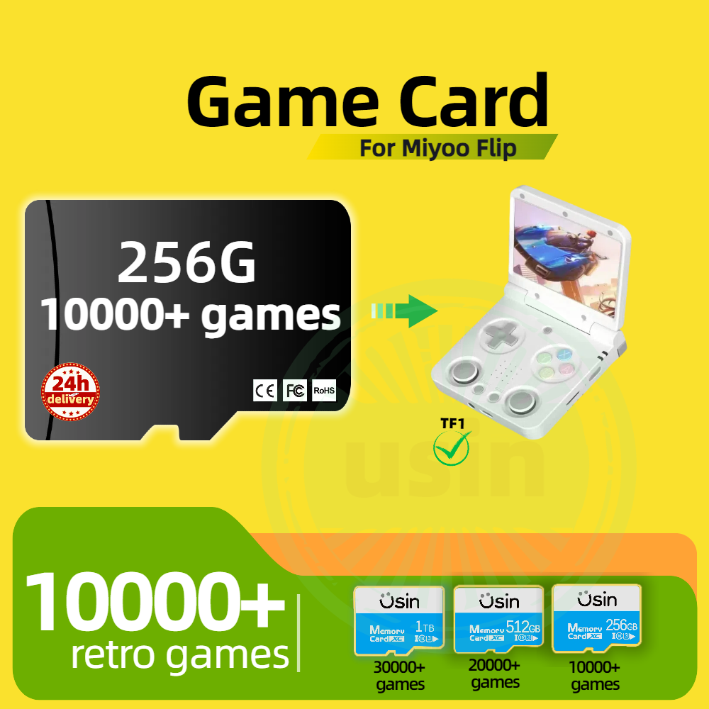 Game Card For Miyoo Flip 30000 - огляд і ціна Retro Gaming Console