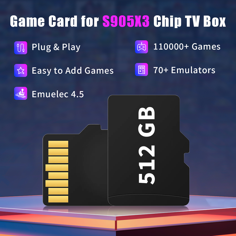 Game TF Card for S905X3 Chip T - огляд і ціна Retro Gaming Console