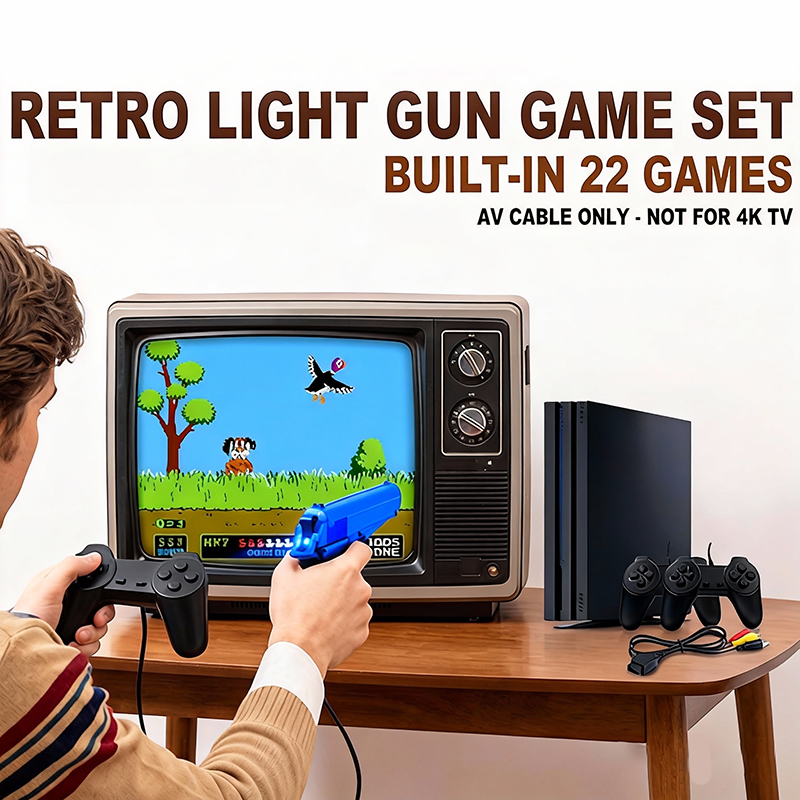 PS 4 Style Gaming Console Set  - огляд і ціна Retro Gaming Console Gun