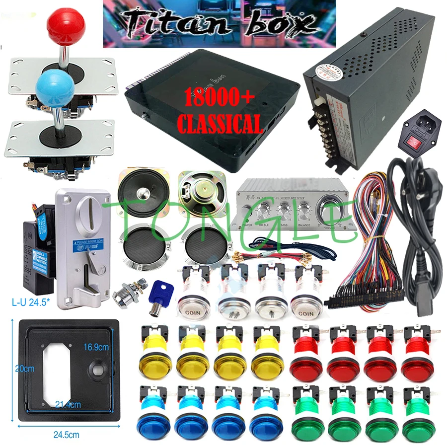 2 Players Titan Box 18000+ in  - огляд і ціна Arcade Button Kit