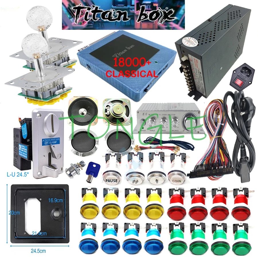 2 Players Titan Box 18000+ in  - огляд і ціна Arcade Button Kit