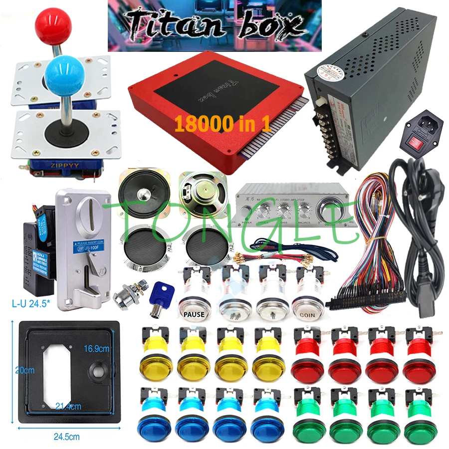 2 Players Titan Box 18000+ in  - огляд і ціна Arcade Button Kit
